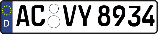 AC-VY8934