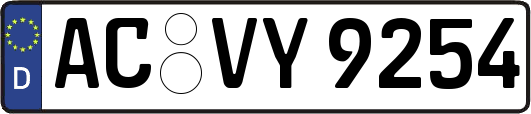 AC-VY9254