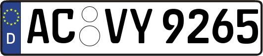 AC-VY9265