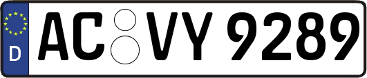 AC-VY9289