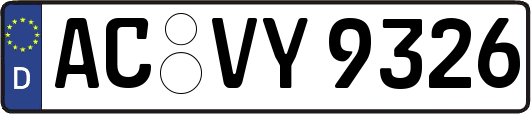 AC-VY9326