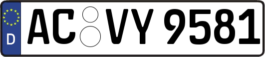 AC-VY9581
