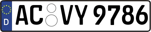 AC-VY9786