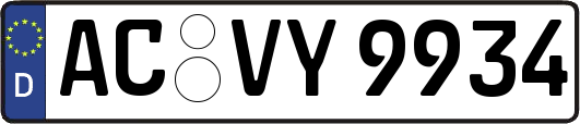 AC-VY9934
