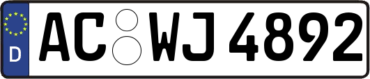 AC-WJ4892