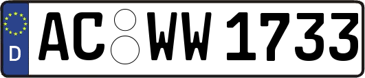 AC-WW1733