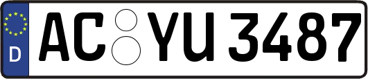 AC-YU3487