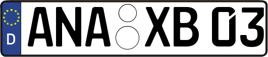 ANA-XB03