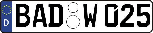 BAD-W025