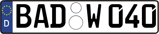 BAD-W040
