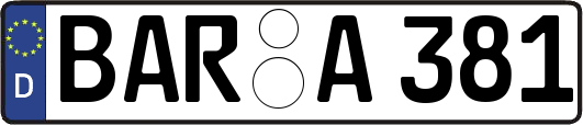 BAR-A381