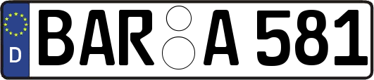 BAR-A581