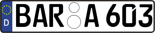 BAR-A603
