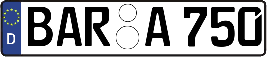 BAR-A750