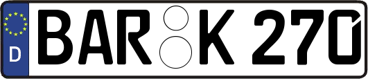 BAR-K270