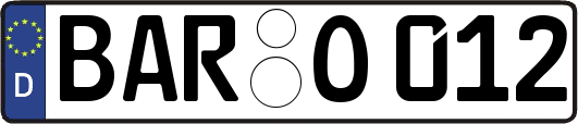 BAR-O012