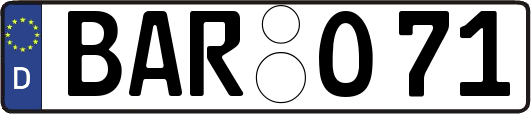 BAR-O71