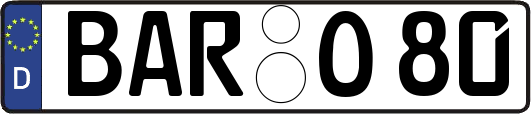 BAR-O80