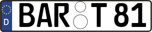BAR-T81