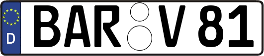BAR-V81