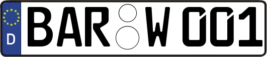 BAR-W001