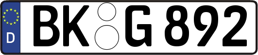 BK-G892