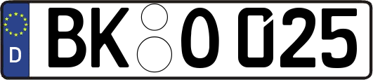 BK-O025