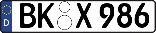 BK-X986