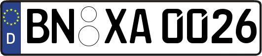 BN-XA0026