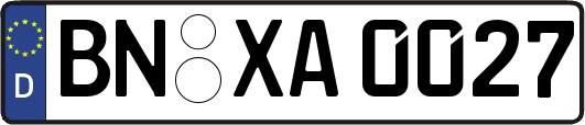 BN-XA0027