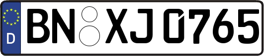 BN-XJ0765