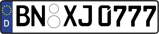 BN-XJ0777