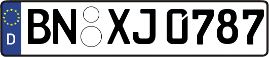 BN-XJ0787
