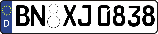 BN-XJ0838