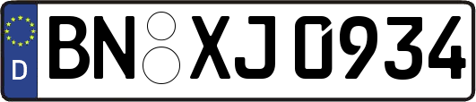 BN-XJ0934