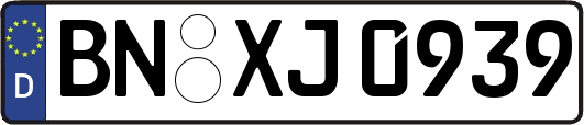 BN-XJ0939