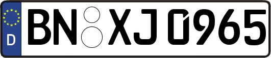 BN-XJ0965