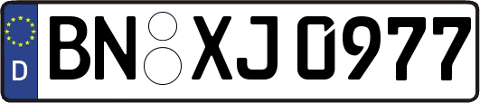 BN-XJ0977