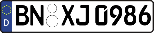 BN-XJ0986