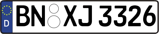 BN-XJ3326