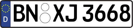 BN-XJ3668
