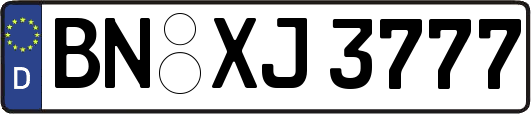 BN-XJ3777