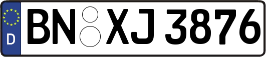 BN-XJ3876