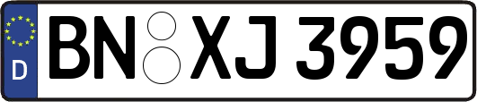 BN-XJ3959
