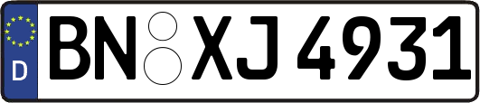 BN-XJ4931