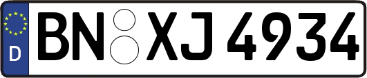 BN-XJ4934