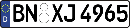 BN-XJ4965