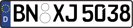 BN-XJ5038