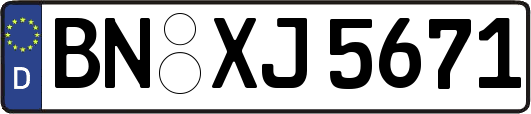 BN-XJ5671