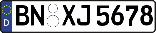 BN-XJ5678